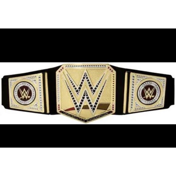 WWE Undisputed Championship Belt Gold Toy Pretend Child Youth Wrestling Costume - Picture 10 of 11